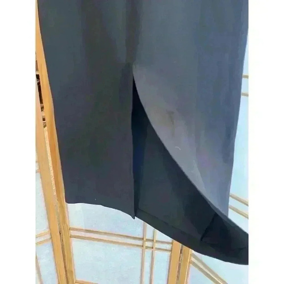 NWT Everlane The Dream Strapless Dress Black Midi Organic Cotton Bodycon Medium - Picture 9 of 12